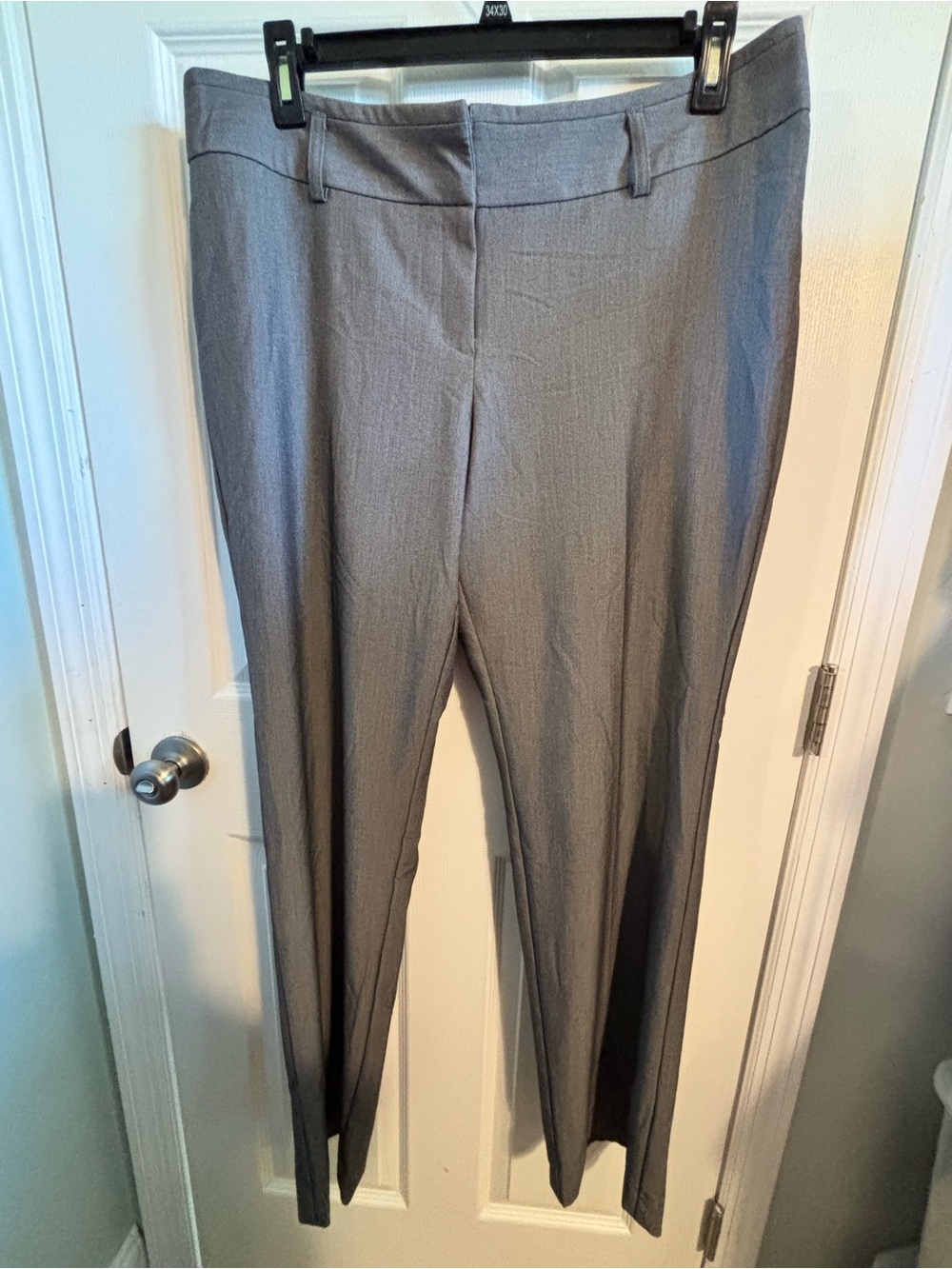 😍Worthington “Curvy Fit” Classic Women's Gray Dress Pants Size 16